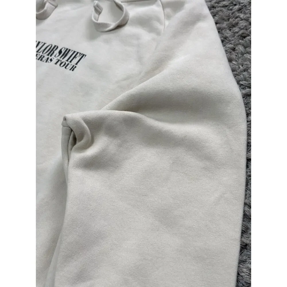 Taylor Swift Official The Eras Tour Sweatshirt Hoodie Adult Size XL Unisex Cream